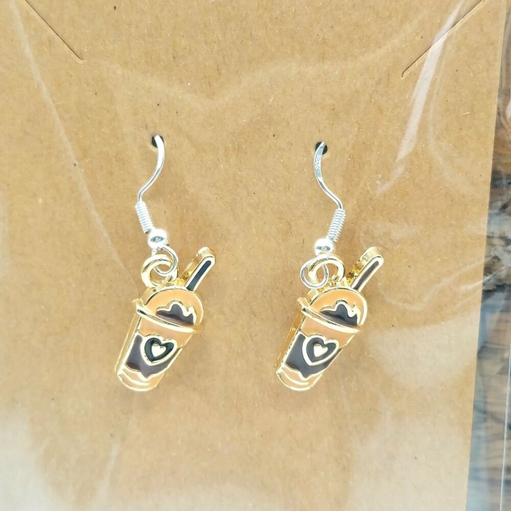 Coffee Latte Earrings